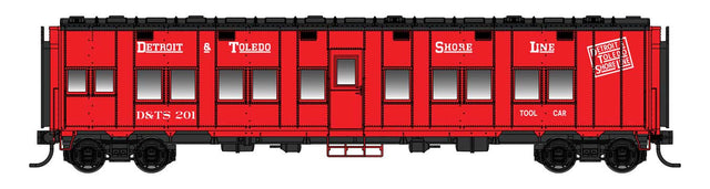 Pullman-Standard Troop Sleeper Car - Lighted - Ready to Run -- Detroit & Toledo Shore Line #201-1