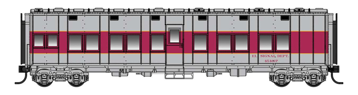 Pullman-Standard Troop Sleeper Car - Lighted - Ready to Run -- Erie Lackawanna #454017-1