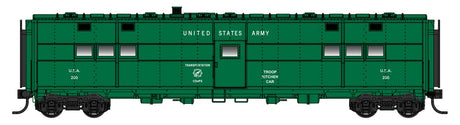 ACF-Built Troop Kitchen Car - Lighted - Ready to Run -- US Army Kitchen #200-1