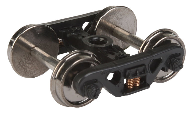 Sprung Plastic Trucks w/36" Metal RP-25 Wheels & Axles -- 100-Ton ASF Roller Bearing - 1 Pair
