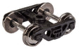 Rigid Plastic Trucks w/33" Metal RP-25 Wheels & Axles -- 70-Ton ASF Roller Bearing - 1 Pair