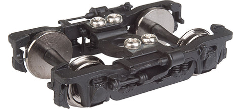GSC 41-NP-11 (PRR 2E-P5) Metal Passenger Trucks with RP-25 Metal Wheels -- Black - 1 Pair