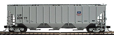 PROTO 2000 4427 PS2-CD High Side Covered Hopper - Assembled -- UP #80977 (gray, shield herald)