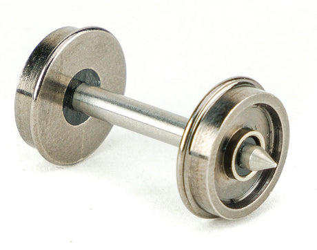 36" Turned Metal RP-25 Wheelsets -- With Metal Axles pkg(100)-2