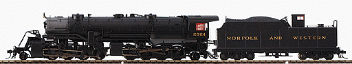 PROTO 2000 Heritage Steam 2-8-8-2 Powered w/18,000 Gallon Fishbelly Tender -- Norfolk & Western #2024