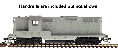PROTO 2000 Diesel GP7 Phase I Powered -- Undecorated w/Dynamic Brakes & Steam Generator