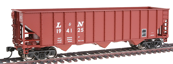 PROTO 1000 100-Ton Three-Bay Open Hopper Limited-Run 2-Pack Ready to Run -- Louisville & Nashville #194111, #194125