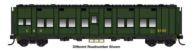 Pullman-Standard Troop Sleeper Car - Standard - Ready to Run -- Chesapeake & Ohio #X1043-1
