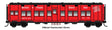 Pullman-Standard Troop Sleeper Car - Standard - Ready to Run -- Detroit & Toledo Shore Line #155-1