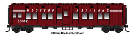 Pullman-Standard Troop Sleeper Car - Standard - Ready to Run -- Western Maryland #S3003-1