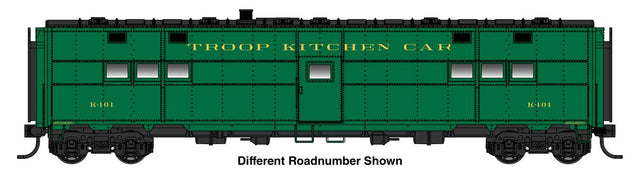 ACF-Built Troop Kitchen Car - Standard - Ready to Run -- Troop Kitchen #K495-1