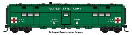 ACF-Built Troop Kitchen Car - Standard - Ready to Run -- US Army Medical Kitchen #8762-1