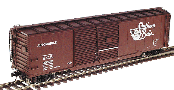 PROTO 2000 50' Double Door Boxcar - Assembled -- Kansas City Southern #20872 "Southern Belle"