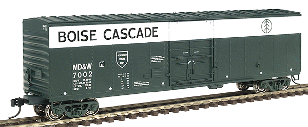 PROTO 1000 NSC Newsprint 50' Boxcar - Ready to Run -- Minnesota, Dakota & Western #7002 (Boise Cascade)