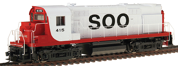 PROTO 2000 Diesel Alco RS-27 - Powered, No Sound -- Soo Line #415
