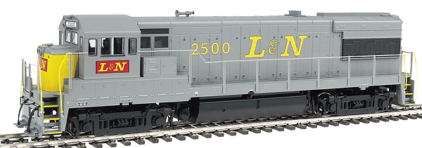 Proto 2000 Diesel GE U28B - Powered w/Sound & DCC -- Louisville & Nashville #2500 (gray & yellow)
