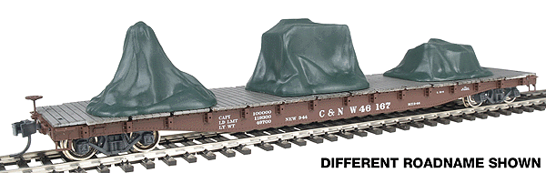 Proto 2000 Flatcar w/Wrapped Machinery Load -- Minneapolis & St. Louis #23553