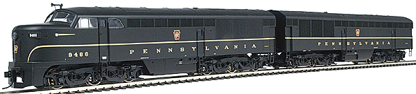 PROTO 1000 Diesel F-M Erie-Built A-B Set - Powered -- Pennsylvania Railroad #9466A/9466B