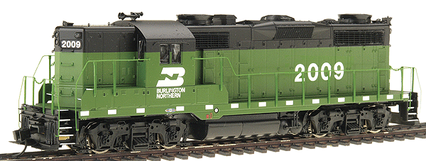 PROTO 2000 Diesel EMD GP20 High Hood - Standard DC (No Sound) -- Burlington Northern #2009 (green, black)