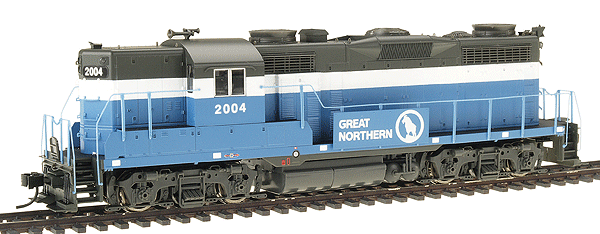 PROTO 2000 Diesel EMD GP20 High Hood - Standard DC (No Sound) -- Great Northern #2004 (Big Sky Blue)