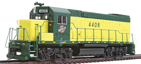 PROTO 1000 Diesel EMD GP15-1 Powered -- Chicago & North Western(TM) #4408 (Internal Air Filters; Zito Yellow)