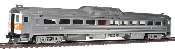 Budd RDC-1 Coach - Standard DC - PROTO 1000(TM) -- New Haven #45 (Plated Finish)