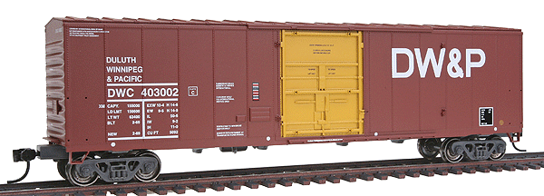 PROTO 1000 NSC Newsprint 50' Boxcar - Ready to Run -- Duluth, Winnipeg & Pacific #403002 (yellow door)