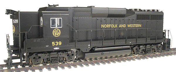 PROTO 2000 Diesel EMD GP30 High Hood (Phase I) Powered, Standard DC (No Soun -- Norfolk & Western #539 (Gothic Herald)