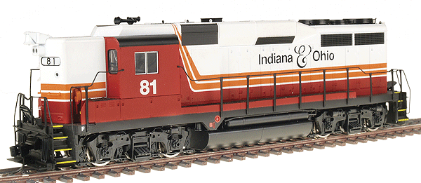 PROTO 2000 Diesel EMD GP30 High Hood (Phase II) Powered w/Sound & DCC -- Indiana & Ohio Railroad #81 (white, red, orange, black)