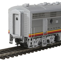 EMD F7A-B Set 48" Dynamic Fan - Tsunami(R) Sound & DCC - San Francisco Chie -- Santa Fe #43C, 43B (Warbonnet; red, silver)