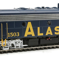EMD F7A-B Set w/48" Dynamic Fan - Tsunami(R) Sound & DCC -- Alaska Railroad #1508, 1503 (1982+ Scheme, blue, yellow)