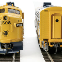 EMD F7A-B Set w/48" Dynamic Fan - Tsunami(R) Sound & DCC -- Alaska Railroad #1508, 1503 (1982+ Scheme, blue, yellow)