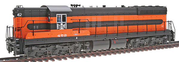 PROTO 2000 Diesel EMD SD7 Powered w/Sound & DCC -- Bessemer & Lake Erie #452 (orange, black)