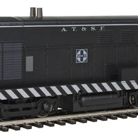 Fairbanks-Morse H10-44 - Tsunami(R) Sound & DCC -- Atchison, Topeka & Santa Fe #501 (Zebra Stripes; black, silver)