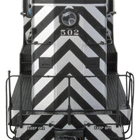 Fairbanks-Morse H10-44 - Tsunami(R) Sound & DCC -- Atchison, Topeka & Santa Fe #502 (Zebra Stripes; black, silver)