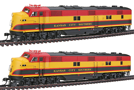 PROTO 2000(R) Diesel EMD E7A-A Phase I Powered w/Sound & DCC -- Kansas City Southern #6 & #7