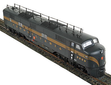 PROTO 2000(R) Diesel EMD E7A-B Powered Phase I w/Sound & DCC -- Pennsylvania #5842A & #5842B (Late 1947 Dark Green w/Gold Pinstripes)