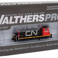 EMD SW1200 w/LokSound 5 Sound & DCC -- Canadian National #7020 (black, red; Large Noodle Logo)