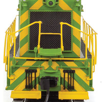 EMD SW1200 w/LokSound 5 Sound & DCC -- Illinois Terminal #1202 (green yellow)