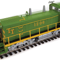 EMD SW1200 w/LokSound 5 Sound & DCC -- Illinois Terminal #1202 (green yellow)