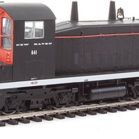 EMD SW1200 w/LokSound 5 Sound & DCC -- New Haven #641 (black, red, white; Large NH Logo)
