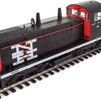 EMD SW1200 w/LokSound 5 Sound & DCC -- New Haven #641 (black, red, white; Large NH Logo)