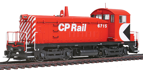 PROTO 2000(R) Diesel EMD SW900 - QSI Sound & DCC Equipped -- Canadian Pacific #6715 (Action Red, white, black, Multimark on Cab)