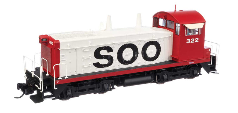 EMD SW1200 - LokSound 5 Sound & DCC -- Soo Line #322-1