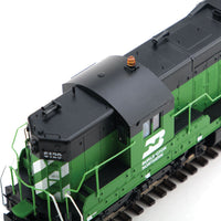 EMD SD9 w/SoundTraxx(R) Tsunami(R) Sound & DCC -- Burlington Northern #6129 (Cascade Green, black)