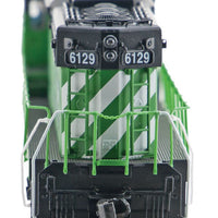 EMD SD9 w/SoundTraxx(R) Tsunami(R) Sound & DCC -- Burlington Northern #6129 (Cascade Green, black)