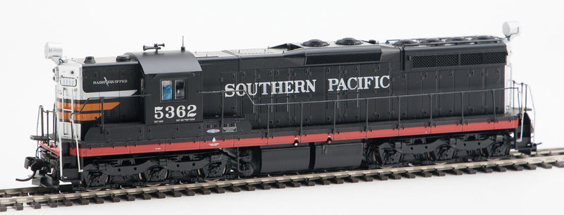 EMD SD9 w/SoundTraxx(R) Tsunami(R) Sound & DCC -- Southern Pacific(TM) #5362 (Black Widow; black, silver, orange, red)-1