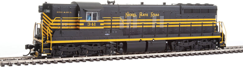 EMD SD9 with ESU LokSound Select and DCC -- Nickel Plate Road #341 (As Delivered; black, yellow)