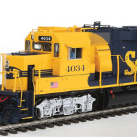 EMD GP60 - SoundTraxx(R) Tsunami(R) Sound & DCC -- Santa Fe #4034 (blue, yellow; American Flag)