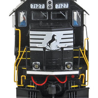EMD GP60 - SoundTraxx(R) Tsunami(R) Sound & DCC -- Norfolk Southern #7127 (black, white)